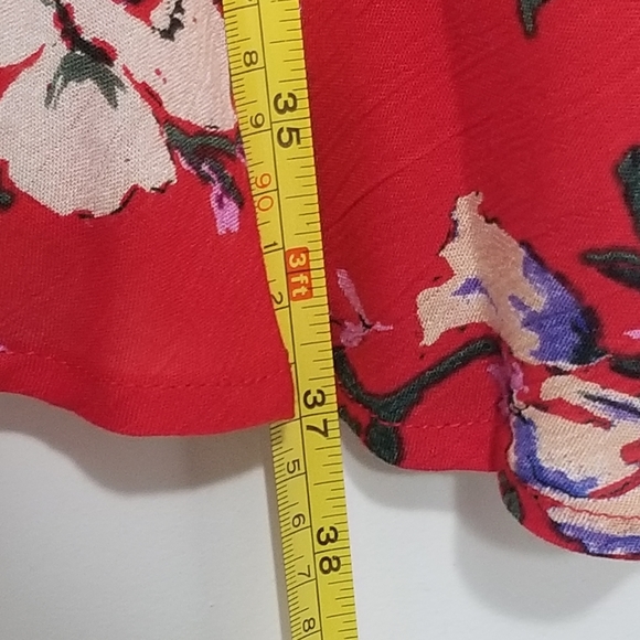 Band of Gypsies |🆕️Red Flowered Summer Flow Dress - Picture 9 of 10